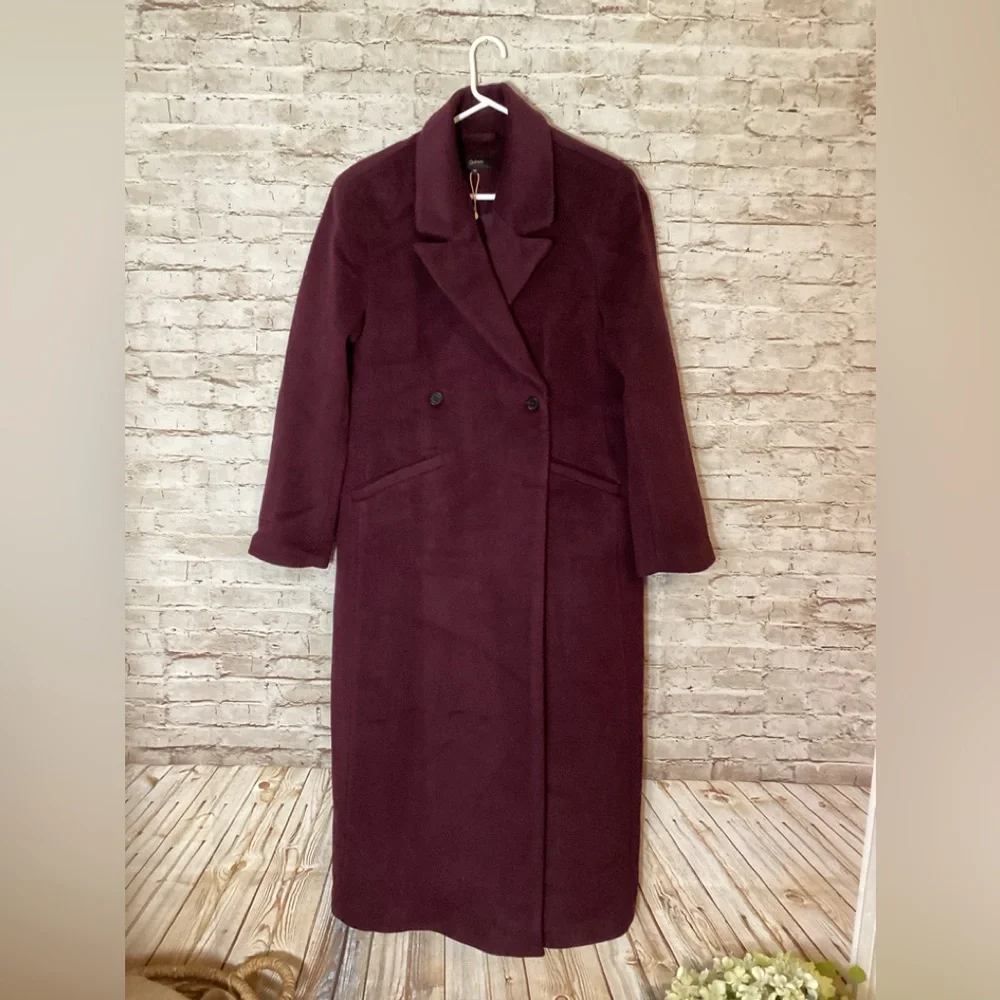 Quince Cashmere and Wool blend Classic single breasted coat - Picture 3 of 6